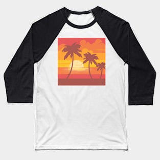Beach sunset Baseball T-Shirt